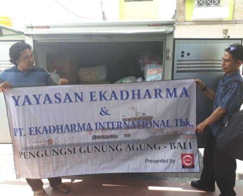 Yayasan Ekadharma berikan bantuan Gunung agung Bali