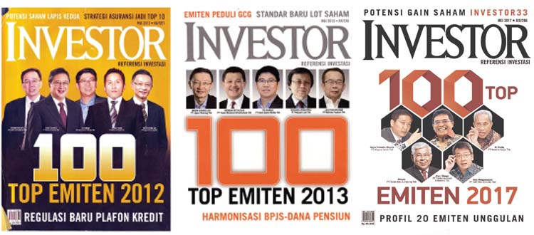 Majalah Investor Ekadharma awards emiten